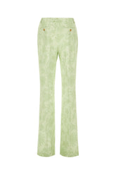 Pantalone in poliestere verde pastello -  | Wise