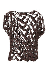 Maglione in misto cotone marrone -  | Wise