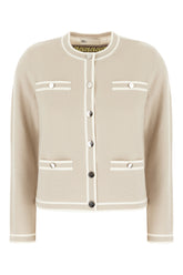 Cardigan Kendra in lana grigio chiaro -  | Wise