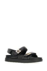 Black leather Mellow sandals -  | Wise