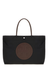 Borsa shopping Ella Twist in nylon nero -  | Wise