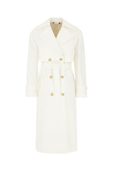Trench in cotone bianco -  | Wise