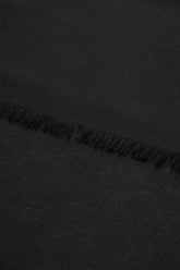 Sciarpa in misto seta nera -  | Wise