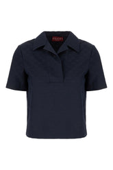 T-shirt in misto poliestere blu notte -  | Wise