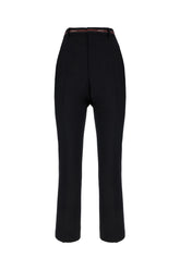 Pantalone in lana blu notte -  | Wise