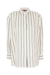 Camicia in misto seta stampata -  | Wise