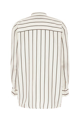 Camicia in misto seta stampata -  | Wise