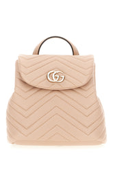 Zaino GG Marmont mini in pelle rosa cipria -  | Wise