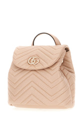 Zaino GG Marmont mini in pelle rosa cipria -  | Wise