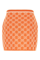 Minigonna in cotone ricamato -  | Wise