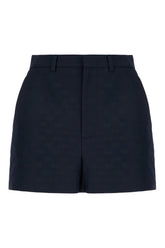 Shorts in misto poliestere blu notte -  | Wise