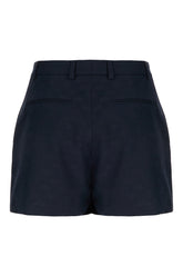 Shorts in misto poliestere blu notte -  | Wise