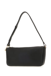 Black leather medium Gucci Half Horsebit shoulder bag -  | Wise