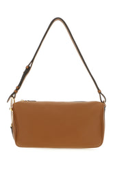 Brown leather medium Gucci Half Horsebit shoulder bag -  | Wise