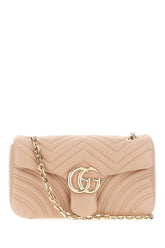 Pink nappa leather medium GG Marmont shoulder bag -  | Wise