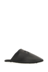 Slippers in pelle nera -  | Wise