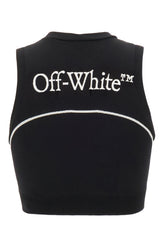 Black stretch nylon top -  | Wise