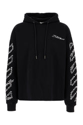 Felpa in cotone stretch nero -  | Wise