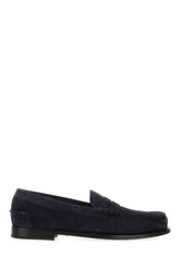 Mocassini in pelle scamosciata blu navy -  | Wise