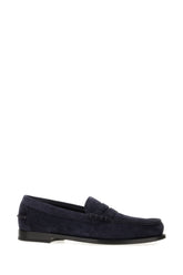Mocassini in pelle scamosciata blu navy -  | Wise