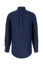 Camicia in lino blu notte -  | Wise