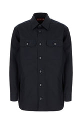 Midnight blue cotton shirt -  | Wise