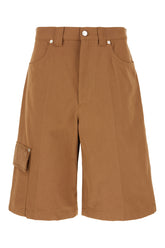 Brown cotton bermuda shorts -  | Wise