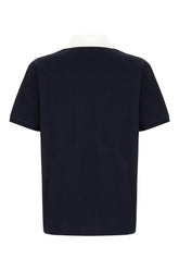 Polo in cotone stretch blu navy -  | Wise