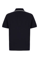 Polo in piquet blu notte -  | Wise