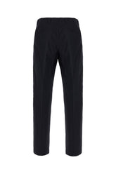 Pantalone in cotone blu notte -  | Wise