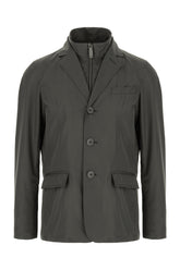 Giubbino in tessuto grigio scuro -  | Wise