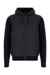 Cardigan in cotone blu notte -  | Wise