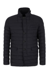 Black nylon down padded jacket -  | Wise