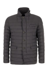 Graphite nylon down padded jacket -  | Wise