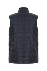 Piumino smanicato reversibile in nylon blu notte -  | Wise