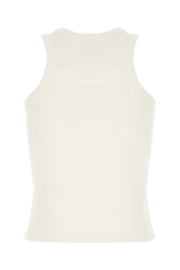 Top in cotone stretch sabbia -  | Wise