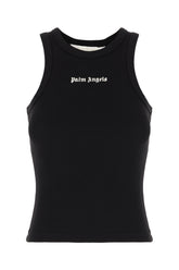 Top in cotone stretch nero -  | Wise