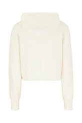 Felpa in cotone stretch gesso -  | Wise