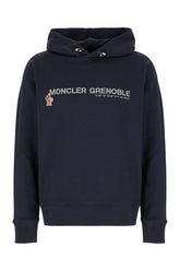 Felpa in cotone blu notte -  | Wise