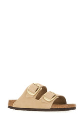 Sandali Arizona Big Buckle in pelle scamosciata beige -  | Wise