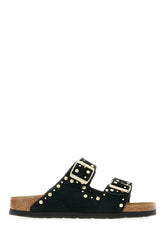Sandali Arizona Rivet in pelle scamosciata nera -  | Wise