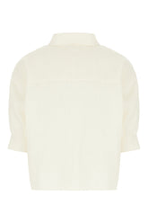 Camicia in lino sabbia -  | Wise