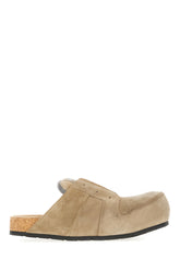 Slippers Dumbo in pelle scamosciata tortora -  | Wise
