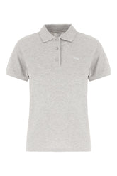 Polo in piquet grigio melangé -  | Wise