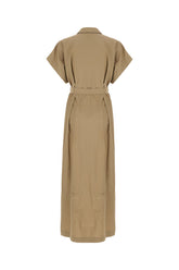 Abito in misto cotone beige -  | Wise