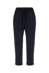 Pantalone in cotone stretch blu notte -  | Wise