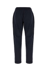 Pantalone in cotone stretch blu notte -  | Wise