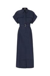 Abito in misto cotone blu -  | Wise