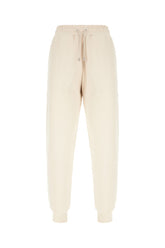 Pantalone jogging in misto cotone stretch sabbia -  | Wise