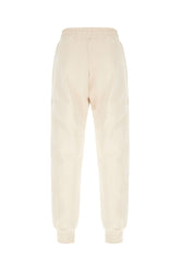 Pantalone jogging in misto cotone stretch sabbia -  | Wise